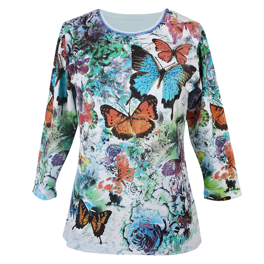 Spring Butterfly Women's Shirt