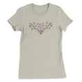 Load image into Gallery viewer, Floral Pastel Heart Embroidered T-Shirt