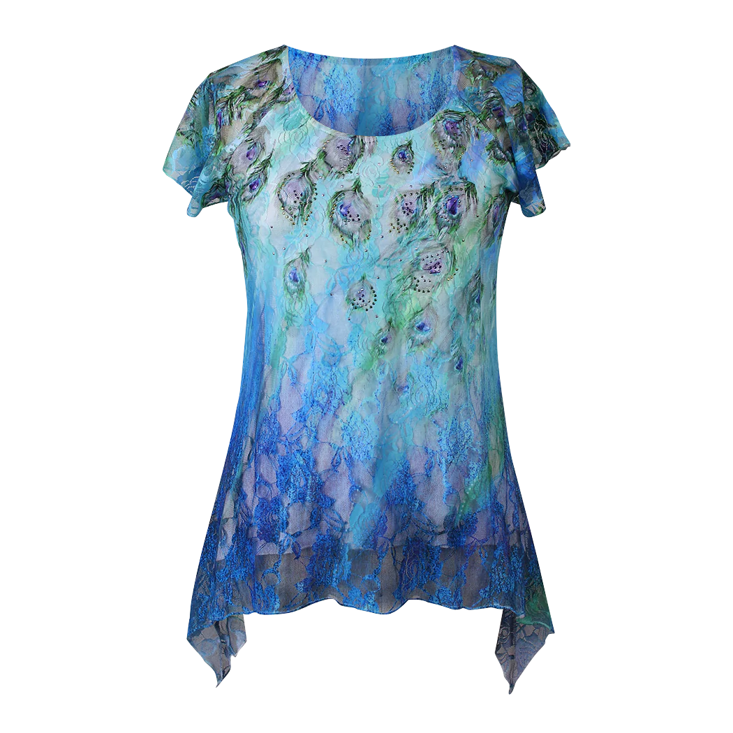 Peacock Lace Women's Tunic