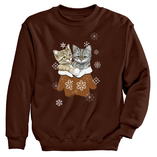 Womens 3X-Large CHOCOLATE Moring Sun CrewNeck Sweatshirt