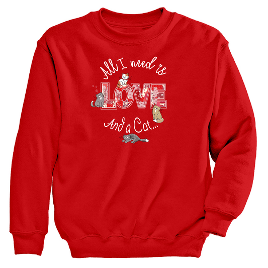 Womens 3X-Large RED Moring Sun CrewNeck Sweatshirt