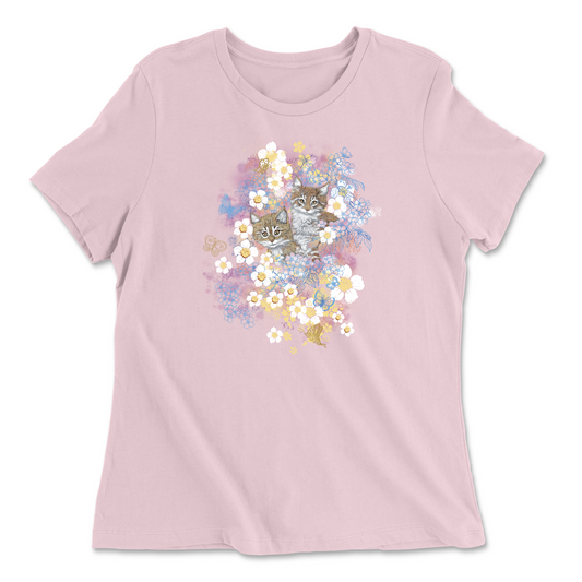 Womens 2X-Large PINK Relaxed Jersey T-Shirt
