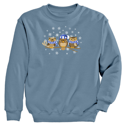 Womens 3X-Large PALE_BLUE Moring Sun CrewNeck Sweatshirt