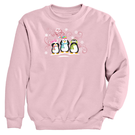 Womens 3X-Large LIGHT_PINK Moring Sun CrewNeck Sweatshirt
