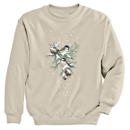 Womens 3X-Large NATURAL Moring Sun CrewNeck Sweatshirt