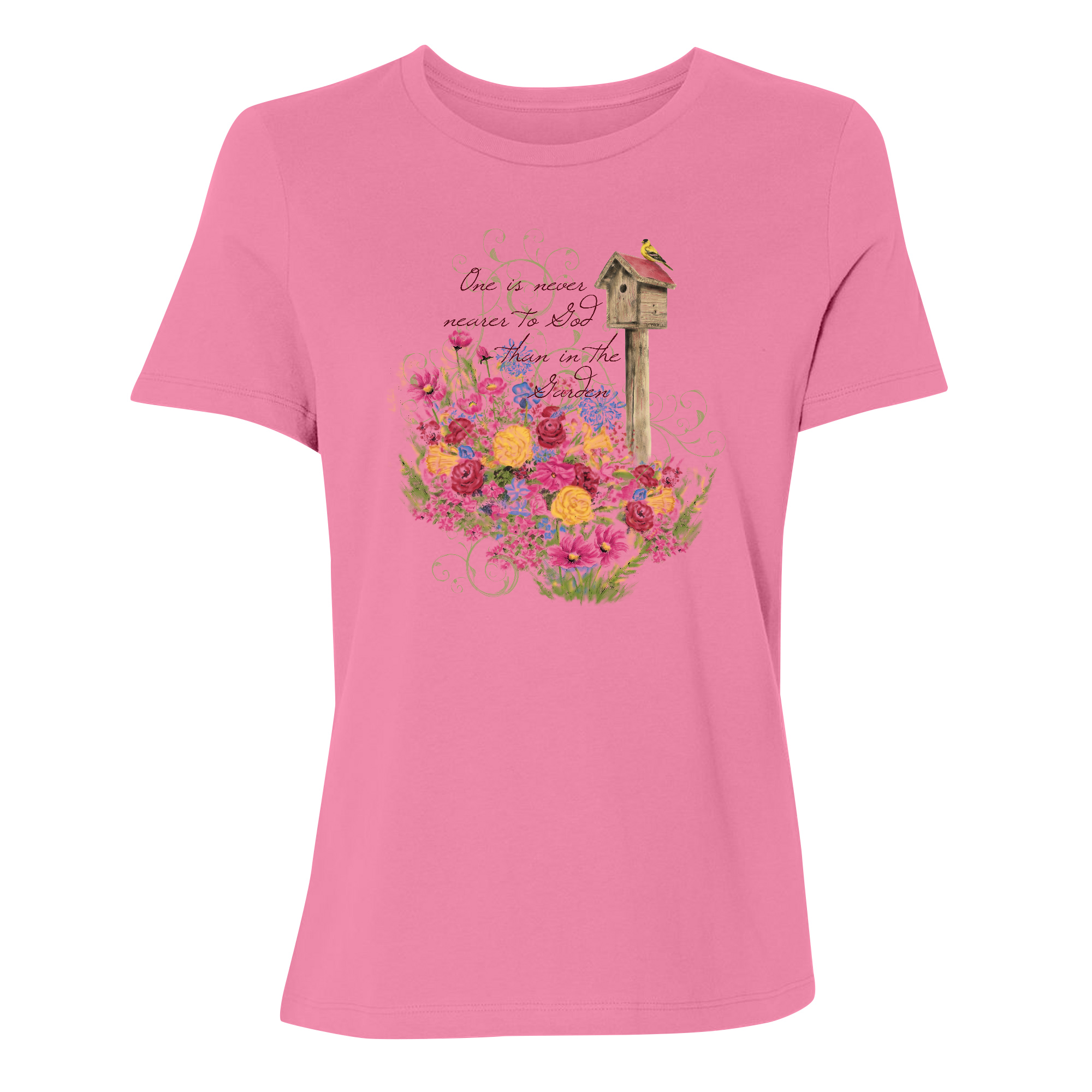 Womens 2X-Large Red Relaxed Jersey T-Shirt