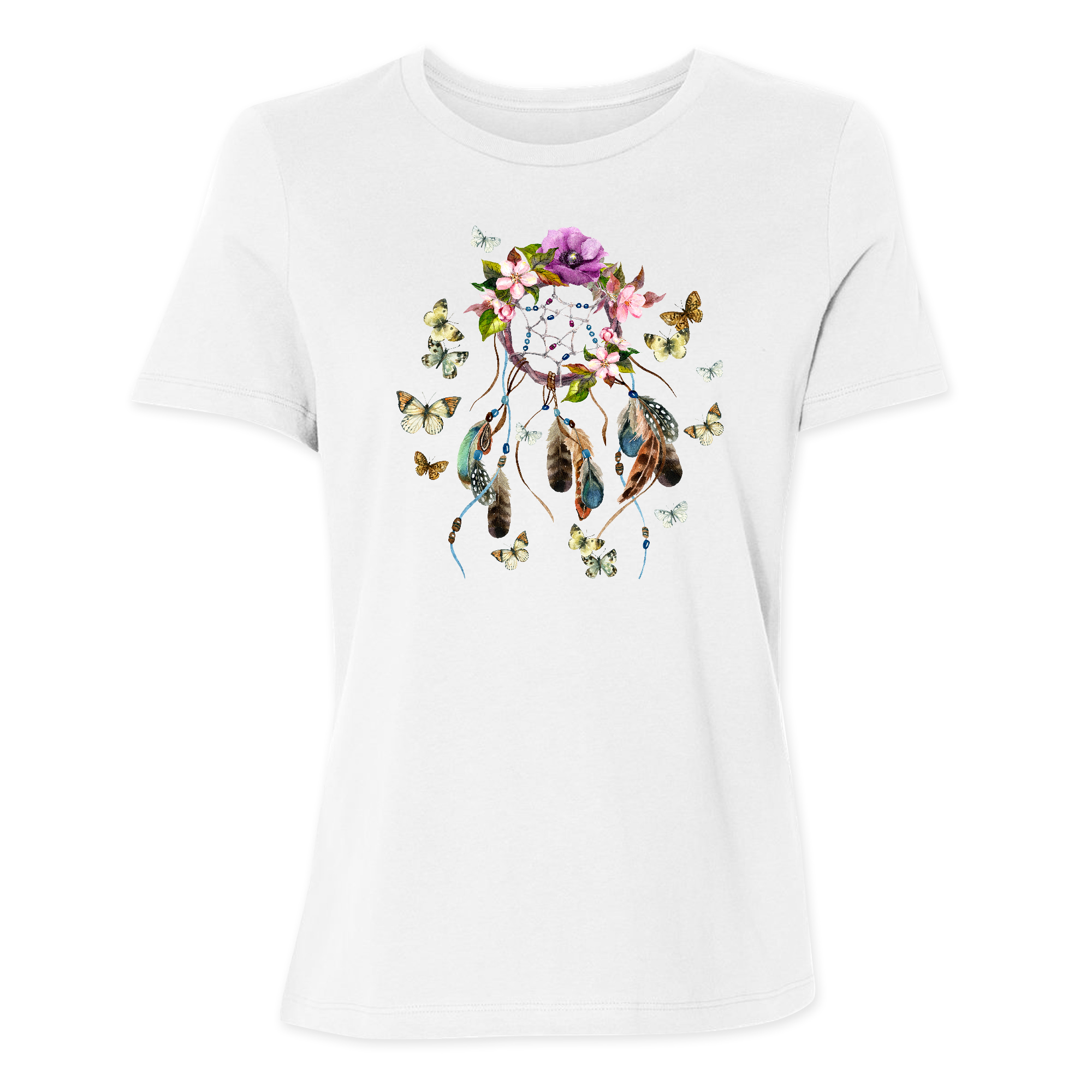 Womens 2X-Large White Relaxed Jersey T-Shirt