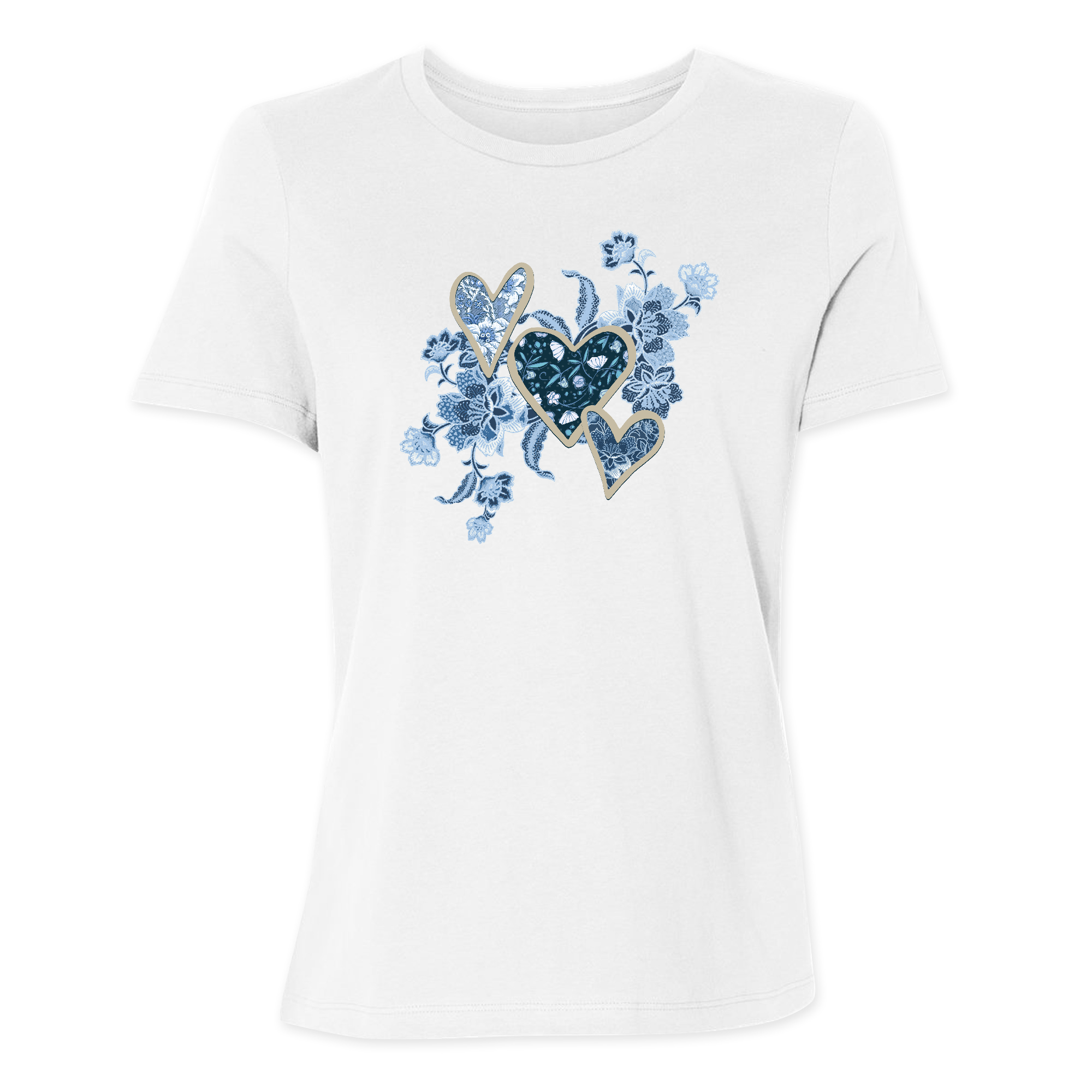 Womens 2X-Large White Relaxed Jersey T-Shirt