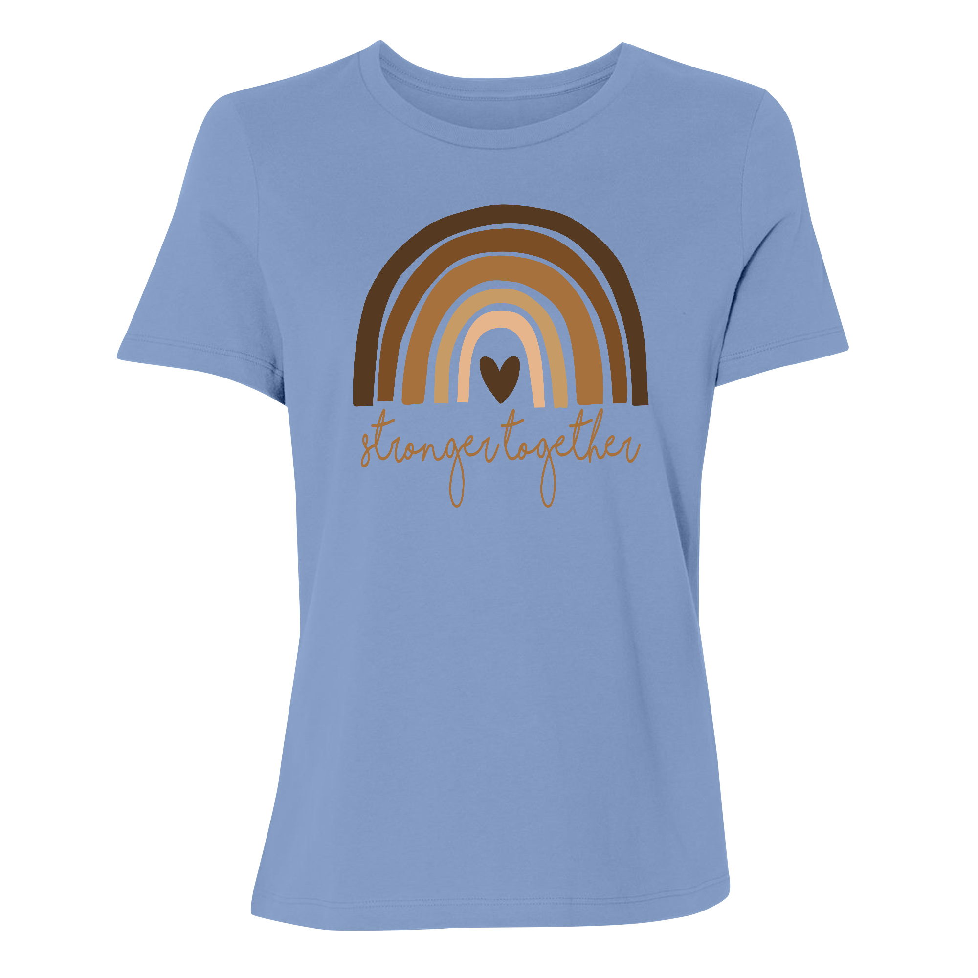 Womens 2X-Large Carolina Blue Relaxed Jersey T-Shirt