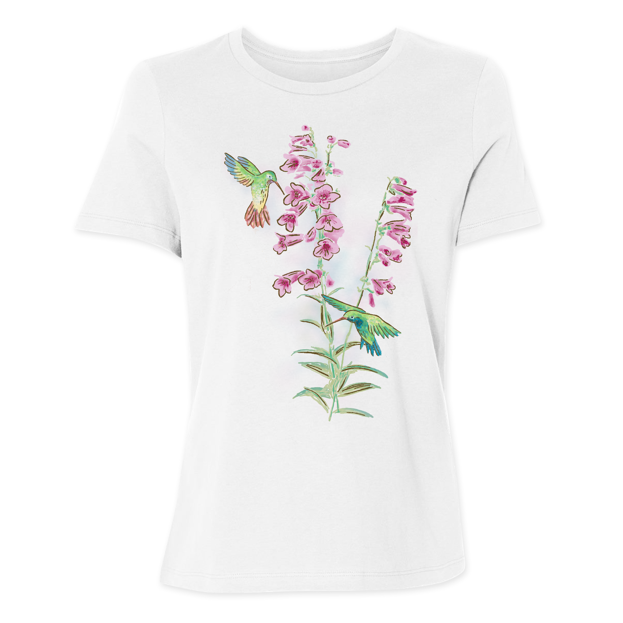 Womens 2X-Large White Relaxed Jersey T-Shirt