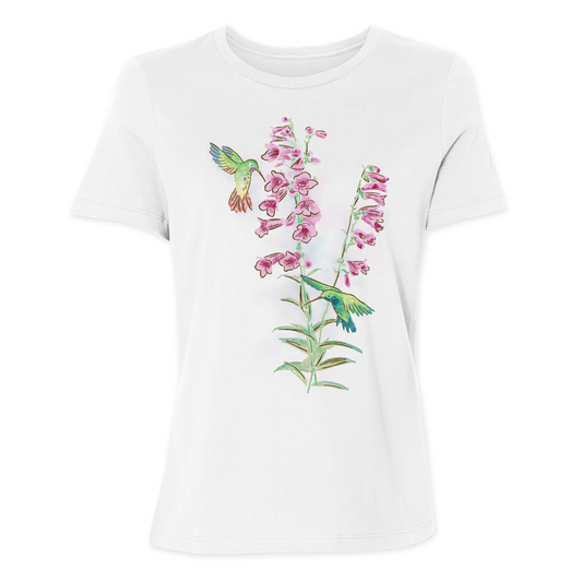 Womens 2X-Large White Relaxed Jersey T-Shirt