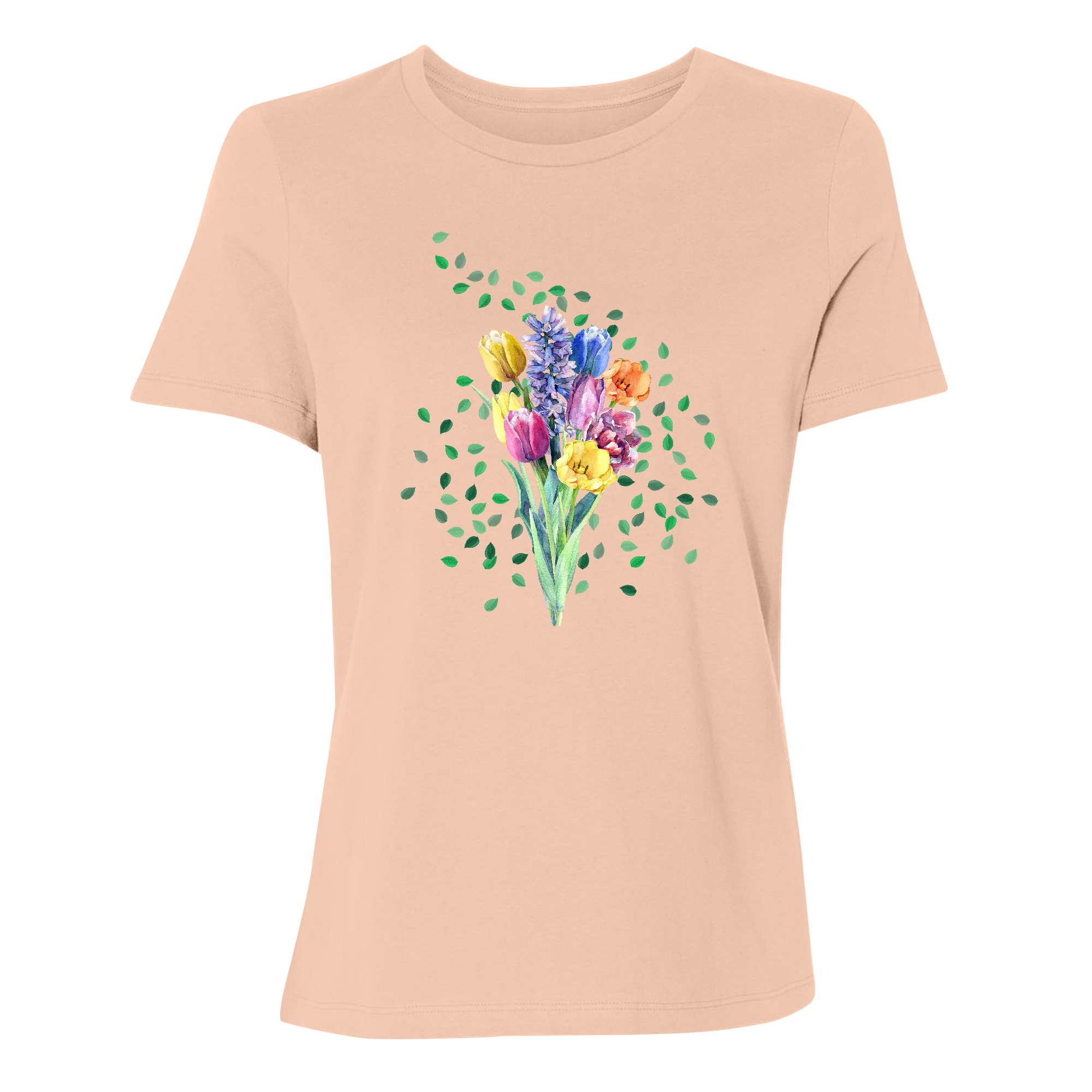 Womens 2X-Large Brown Relaxed Jersey T-Shirt