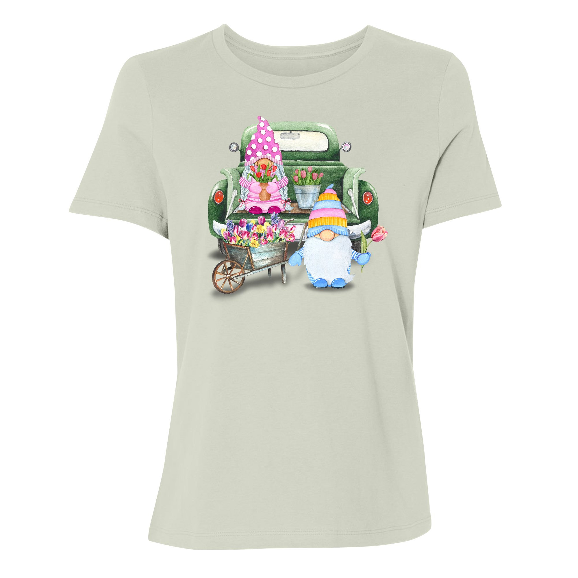 Womens 2X-Large Yellow Relaxed Jersey T-Shirt