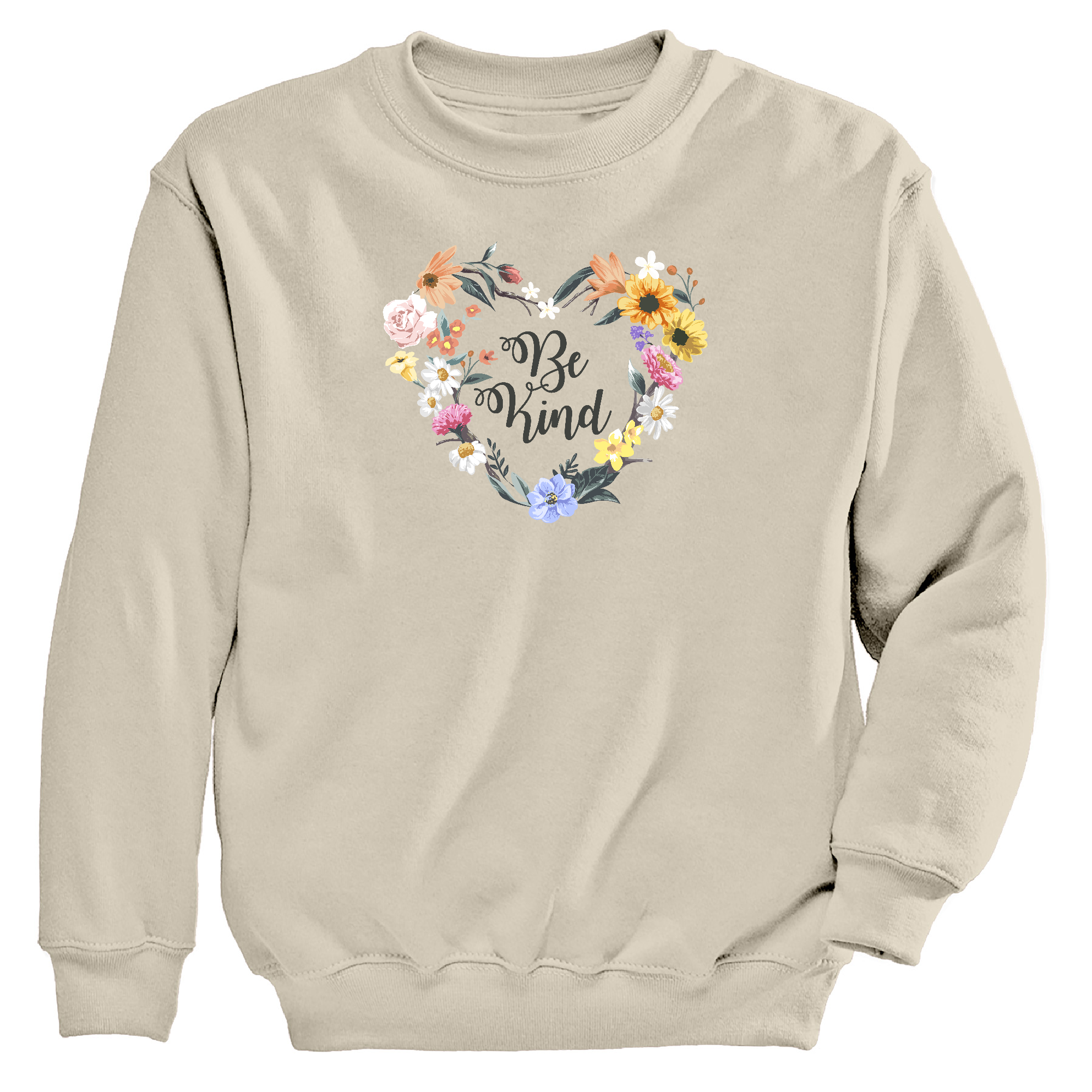 Womens 3X-Large Natural Moring Sun CrewNeck Sweatshirt