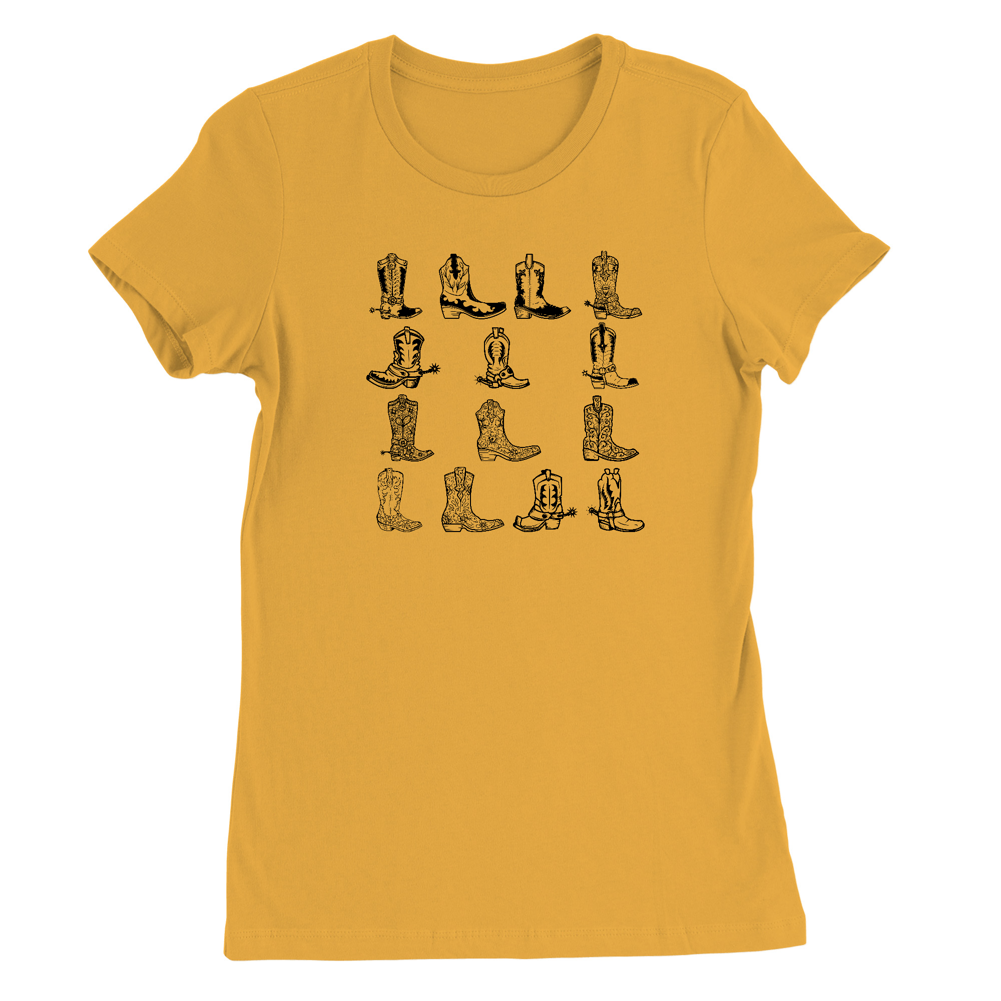 Womens Small Yellow Style_T-Shirt