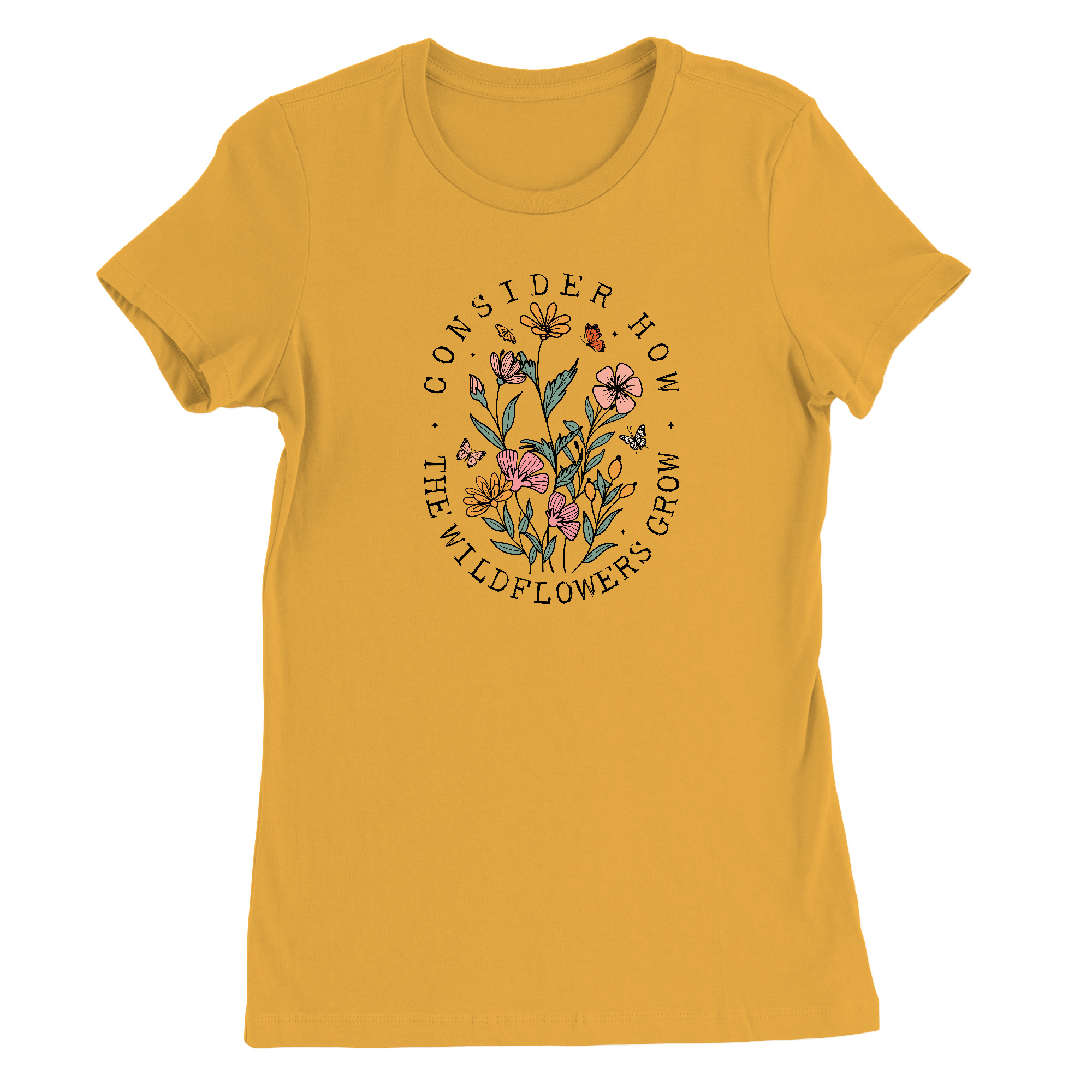 Womens Small Yellow Style_T-Shirt