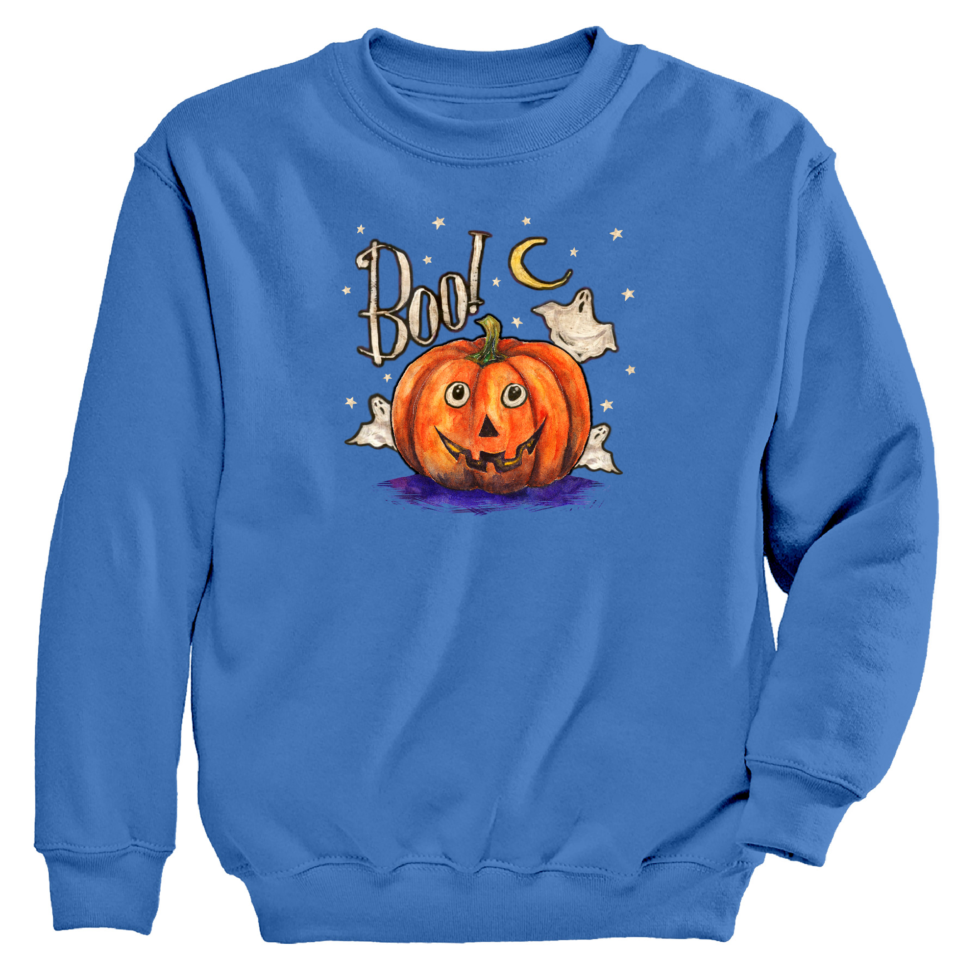 Womens Small Bright Blue Style_Crewneck