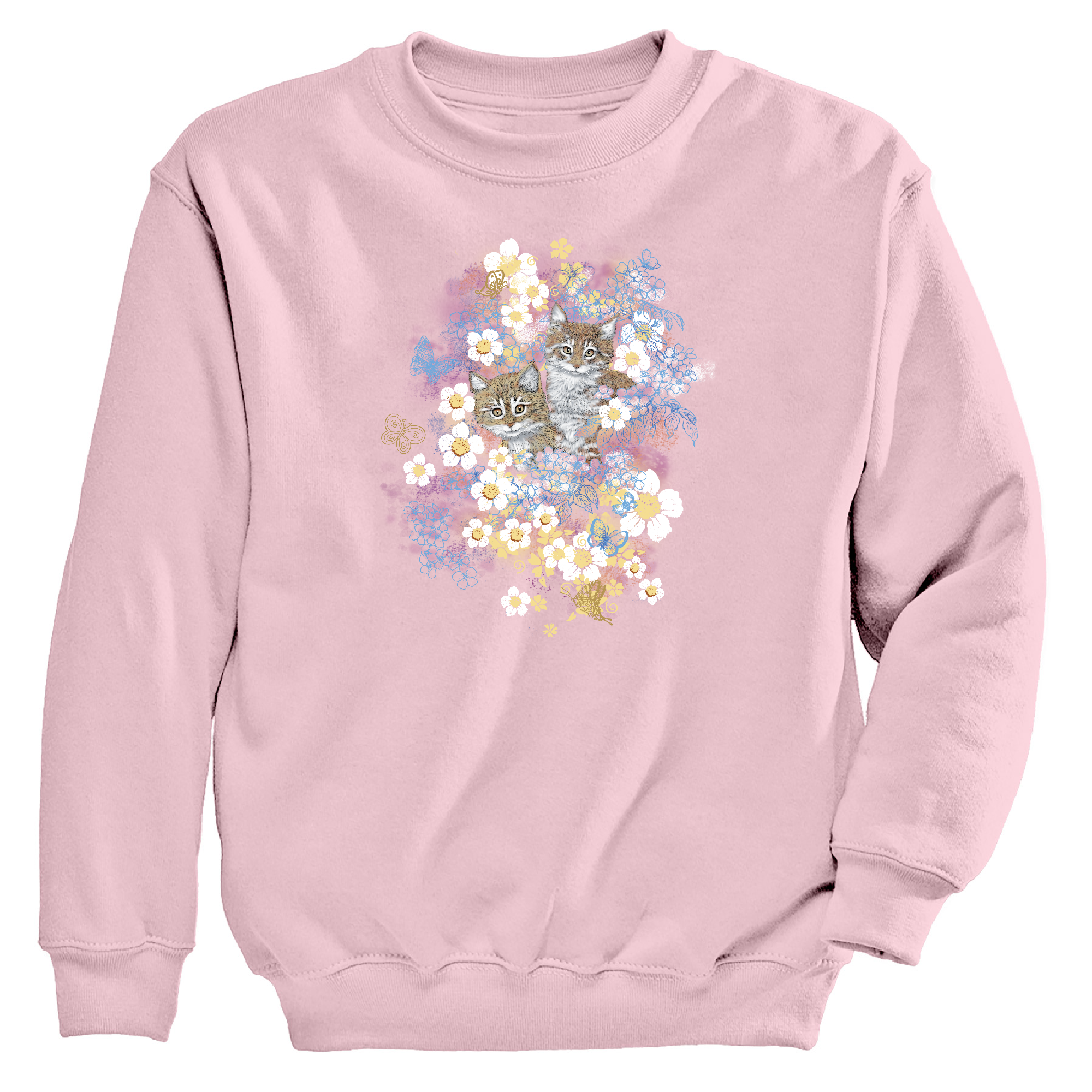 Womens 3X-Large Light Pink Style_Crewneck