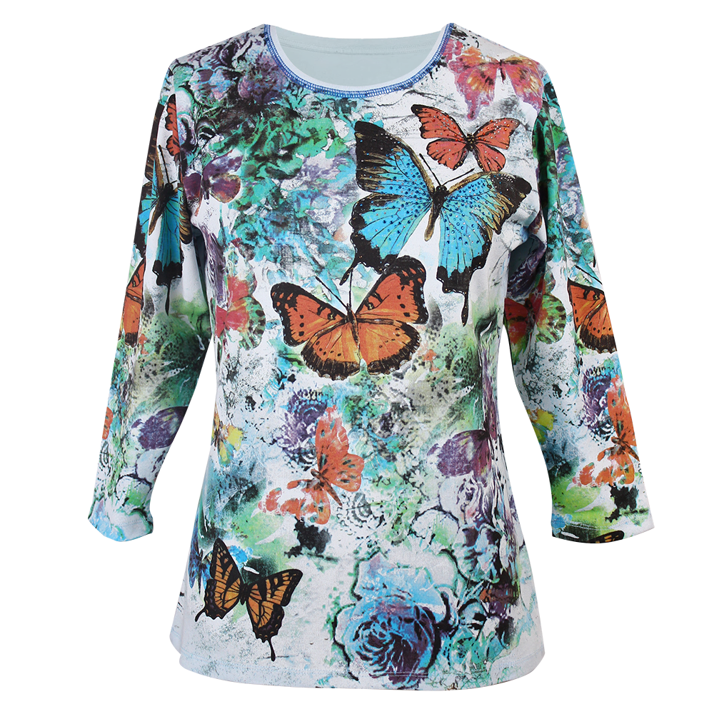 Spring Butterfly Women's Shirt