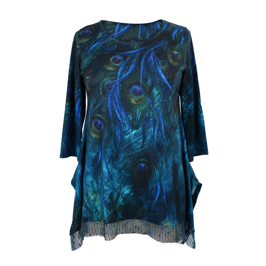 Peacock Sharkbite Tunic