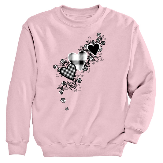 Womens 3X-Large LIGHT_PINK Moring Sun CrewNeck Sweatshirt