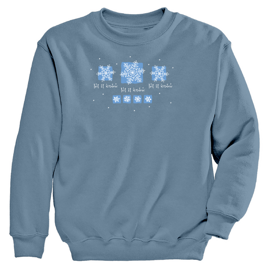 Womens 3X-Large PALE_BLUE Moring Sun CrewNeck Sweatshirt