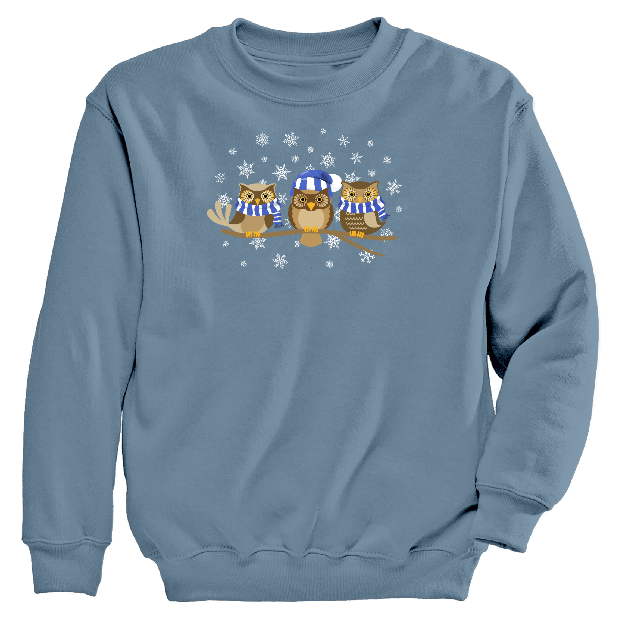 Womens 3X-Large PALE_BLUE Moring Sun CrewNeck Sweatshirt