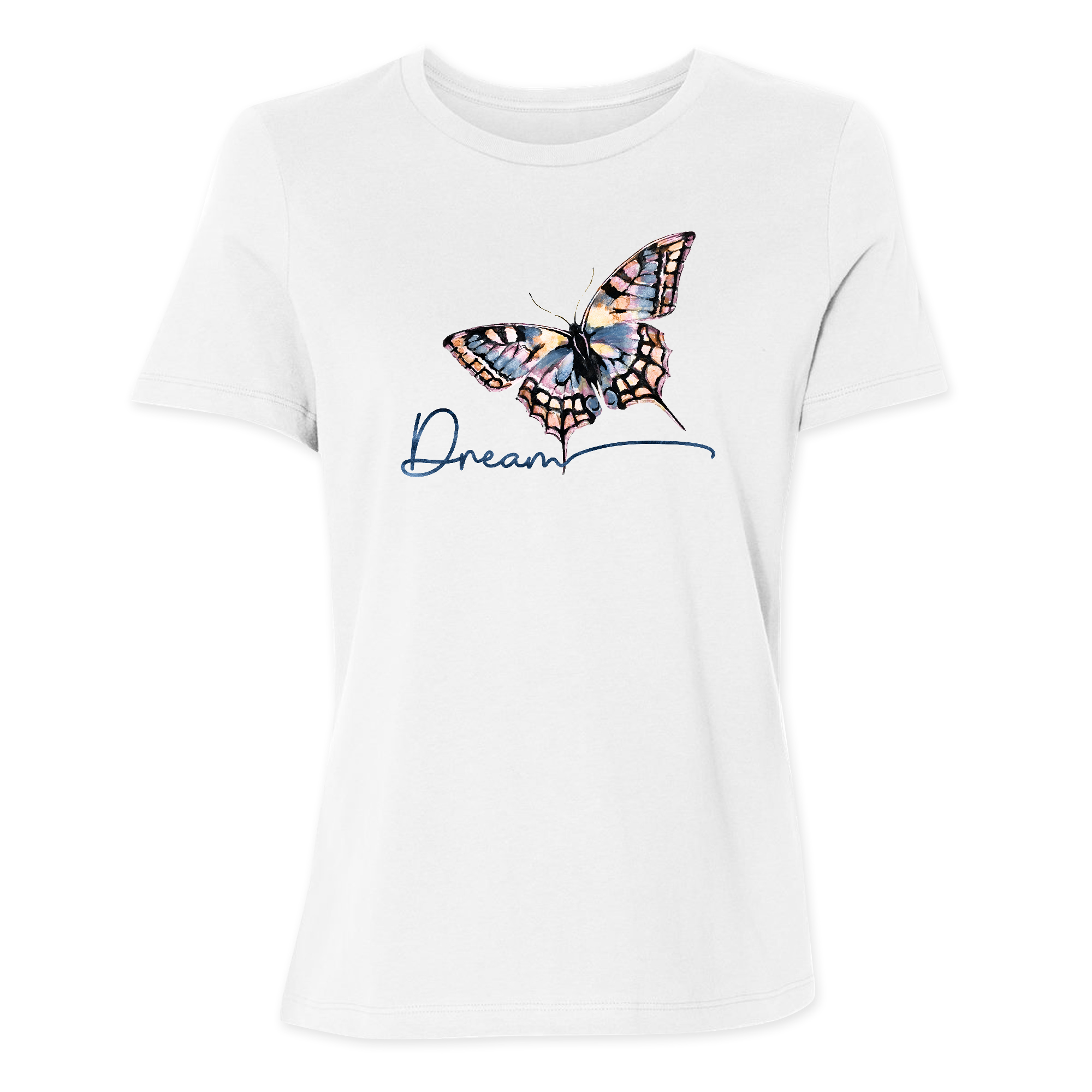 Womens 2X-Large White Relaxed Jersey T-Shirt