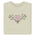 Load image into Gallery viewer, Floral Pastel Heart Embroidered T-Shirt
